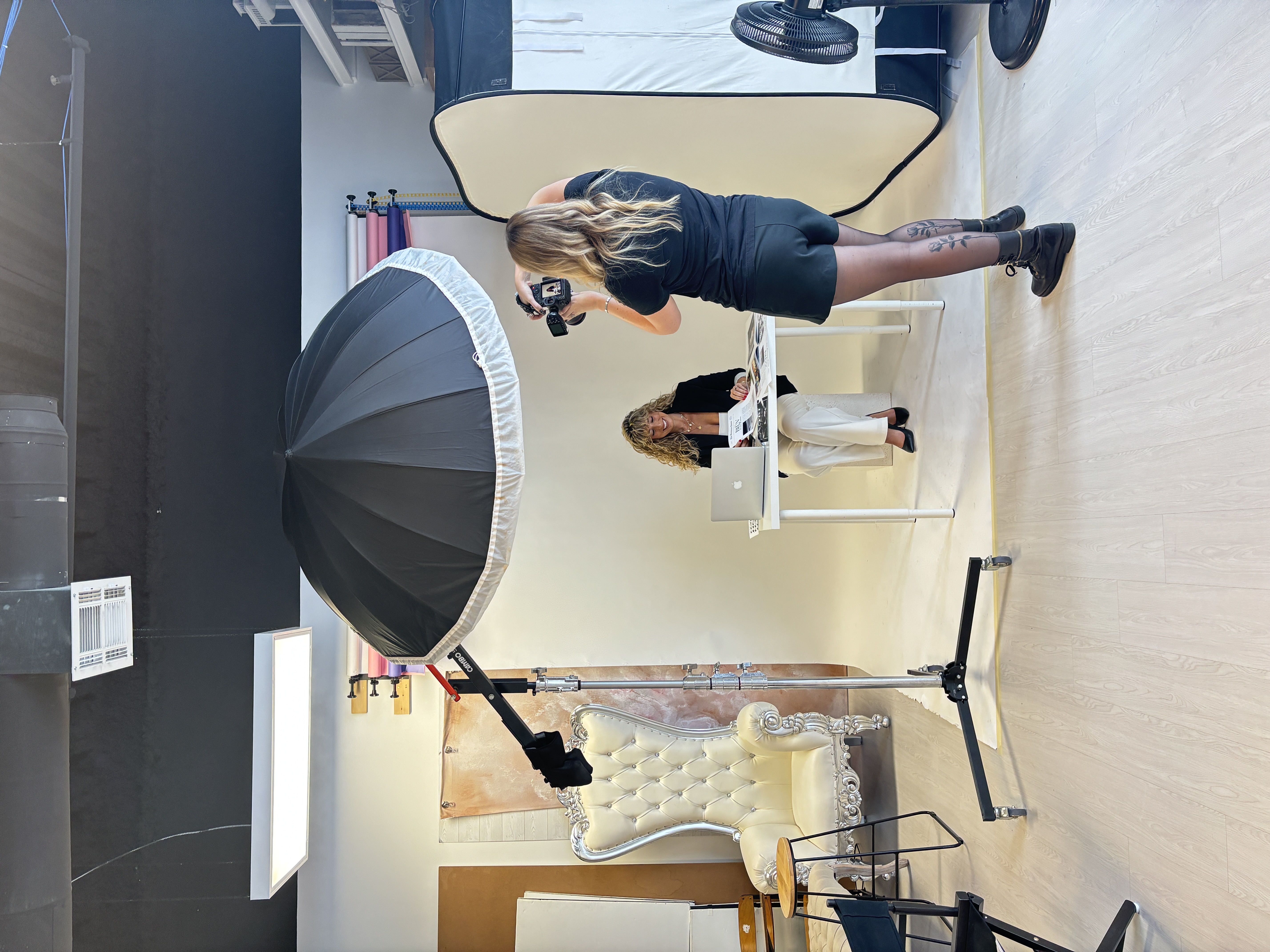 Content day photoshoot moment