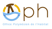Logo OPH Office Polynésien de l’Habitat Haunui