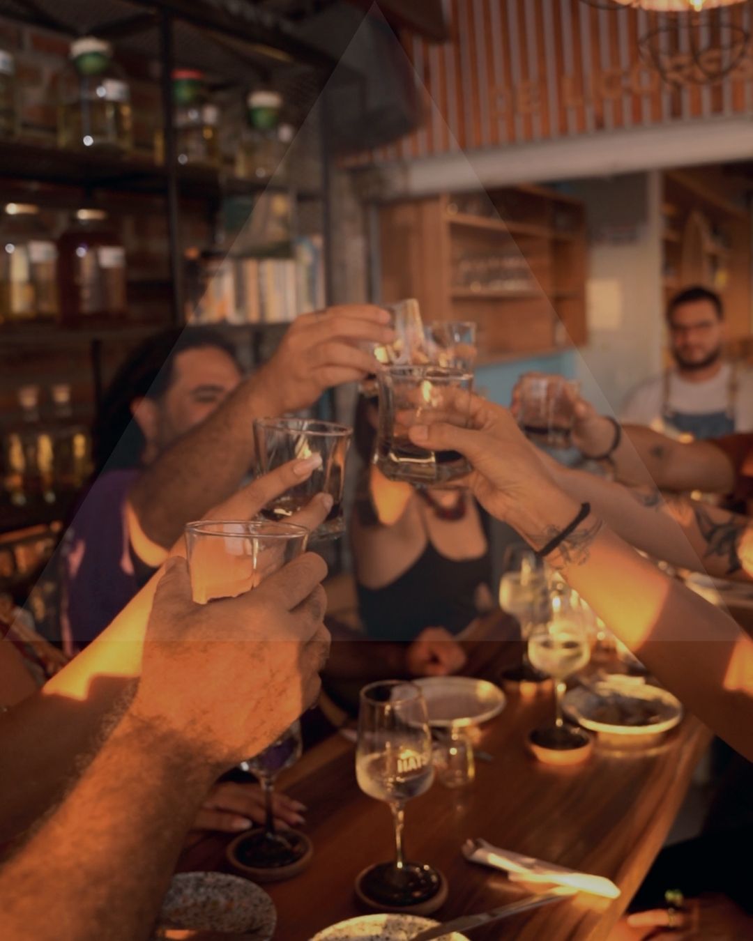 Bottles of premium rum and crystal glassware