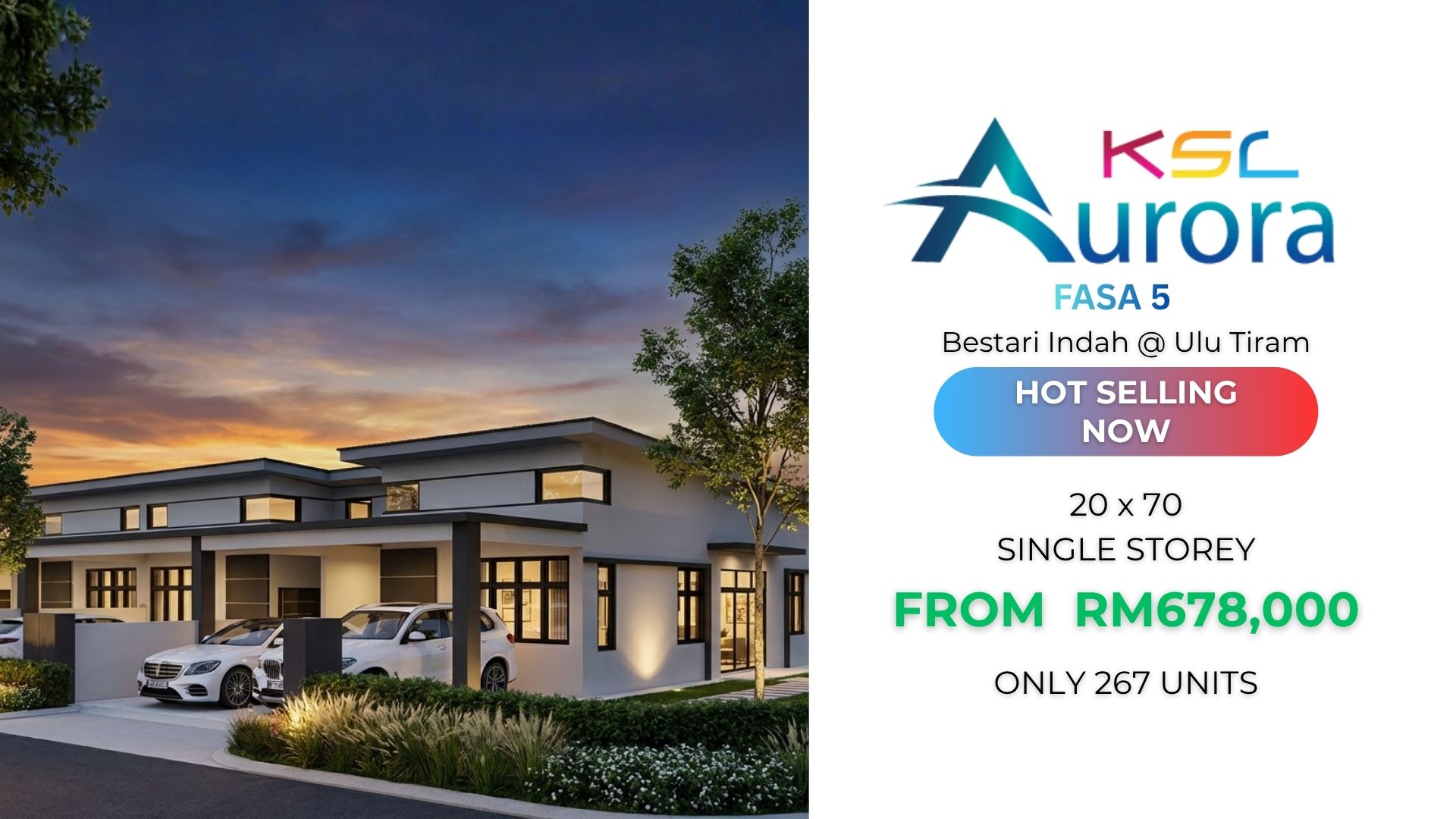 KSL Aurora Fasa 5 Single Storey
