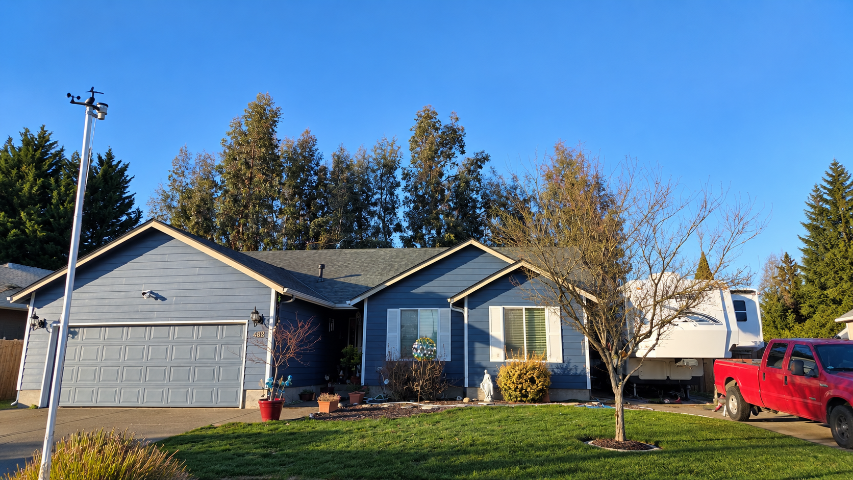 Safeguard Roofing crew on a completed roof in Oregon