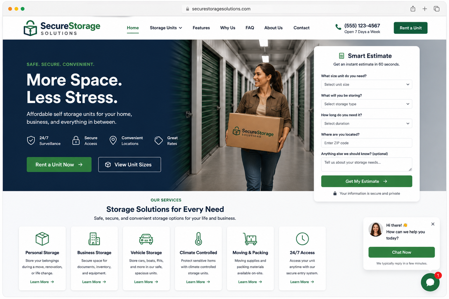 Landscaping Website Mockup