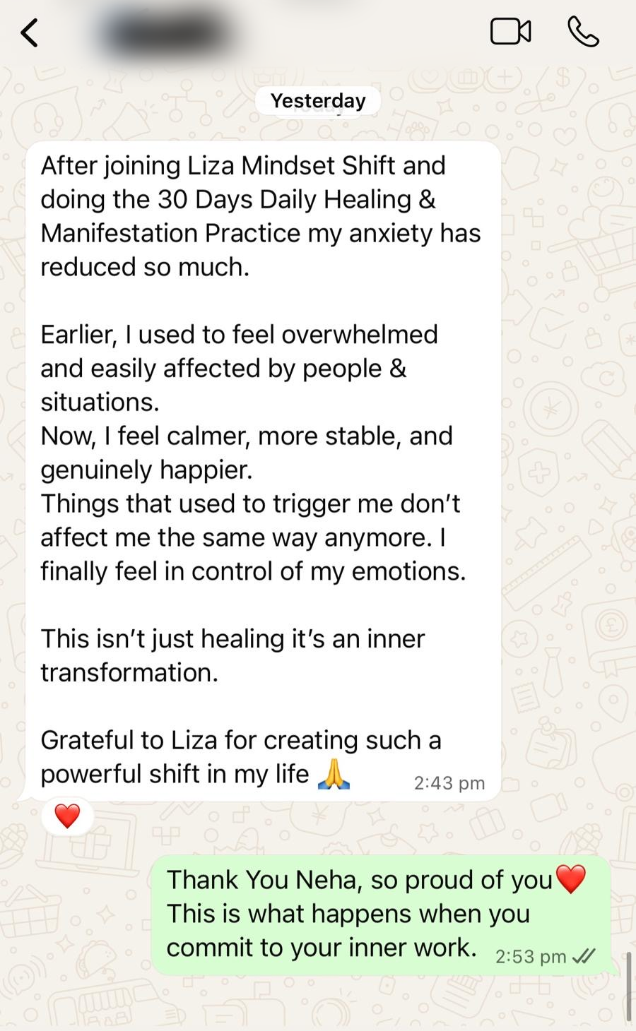 Client testimonial 1
