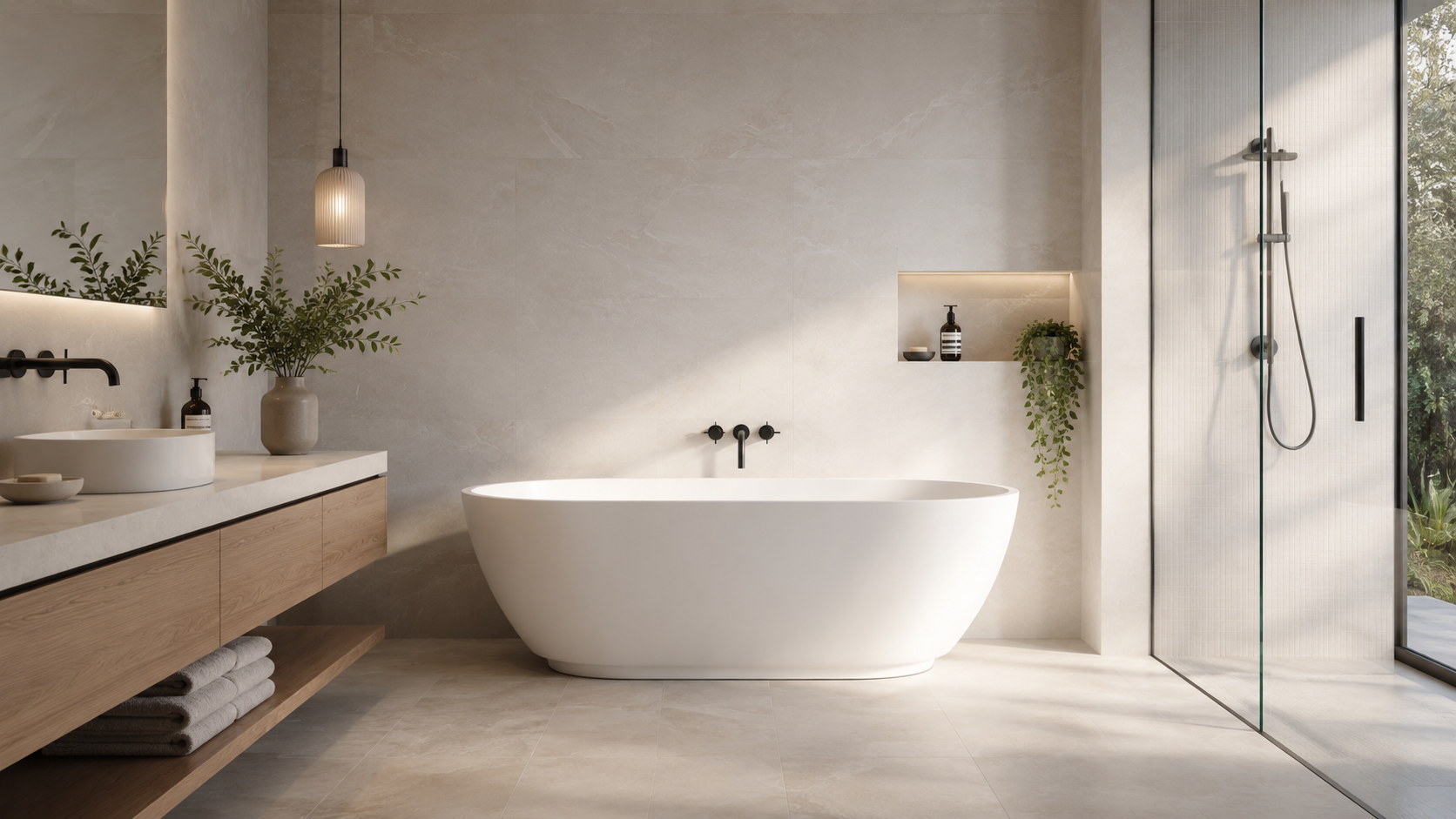 Contemporary bathroom design