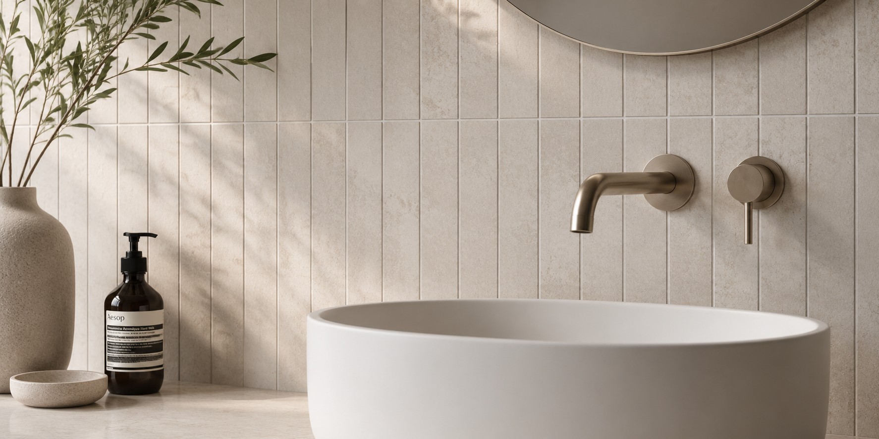 Modern renovated bathroom