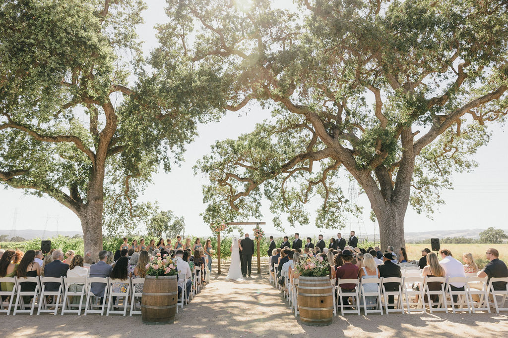 The ceremony area