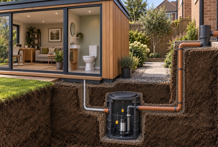 Pumped waste systems Pumped waste systems