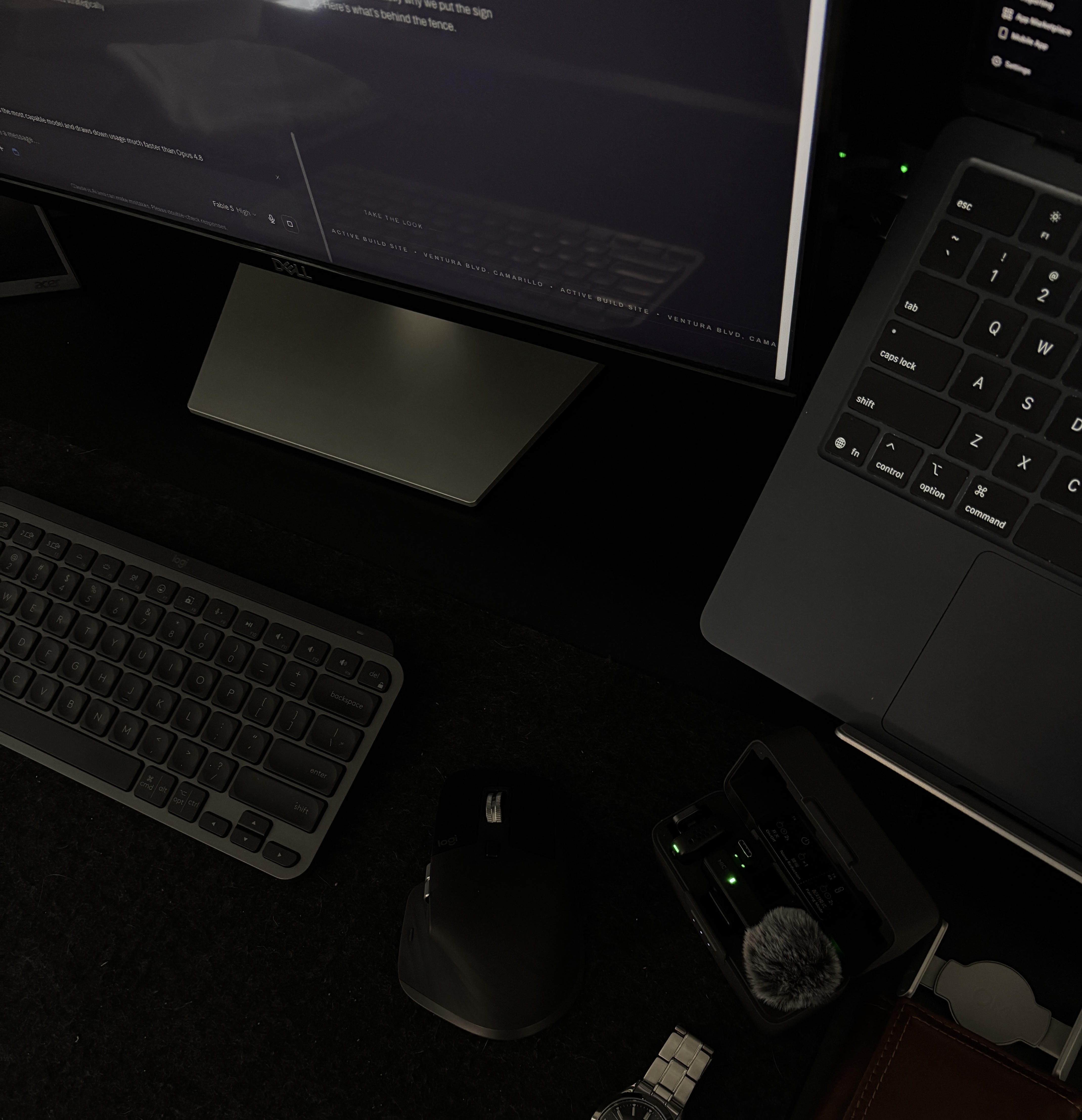 The desk