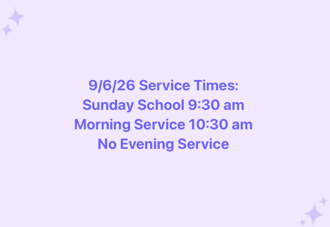 Lake Milton Baptist Temple Banner