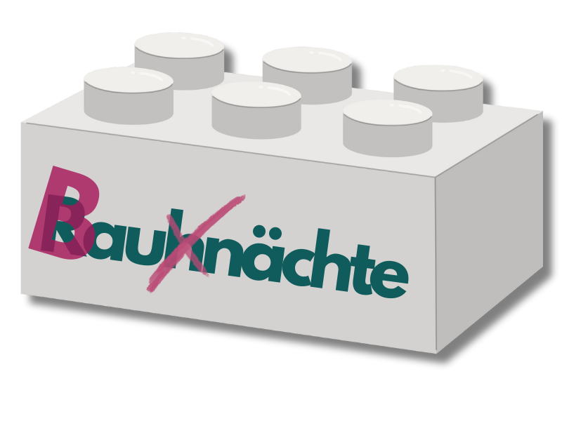 Baustein mit der Aufschrift Baunächte