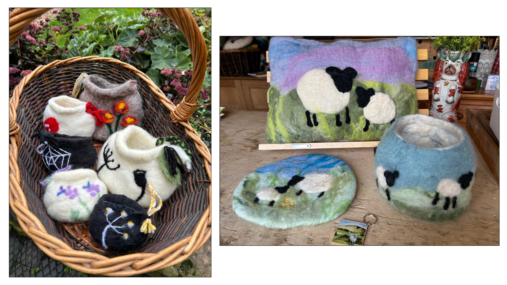 Lydia Leaf felted products