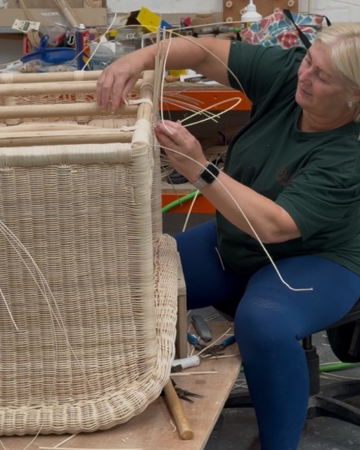 Soane Britain rattan workshop Leicester