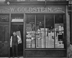 The original William Gee haberdashery store in Hackney