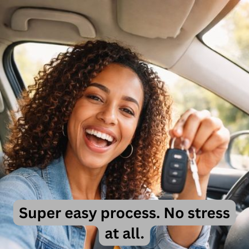 Satisfied seller with their cash payment