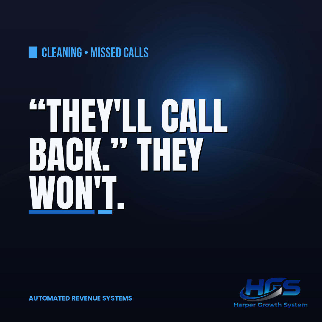 Cleaning company missed calls myths debunked showing how a cleaning business recovers lost calls with automated text-back