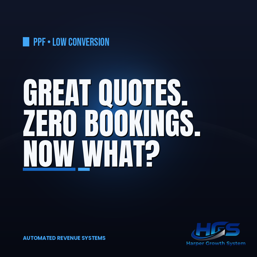 PPF shop quote conversion turnaround tracking paint protection film quotes from inquiry to booked wrap on one dashboard