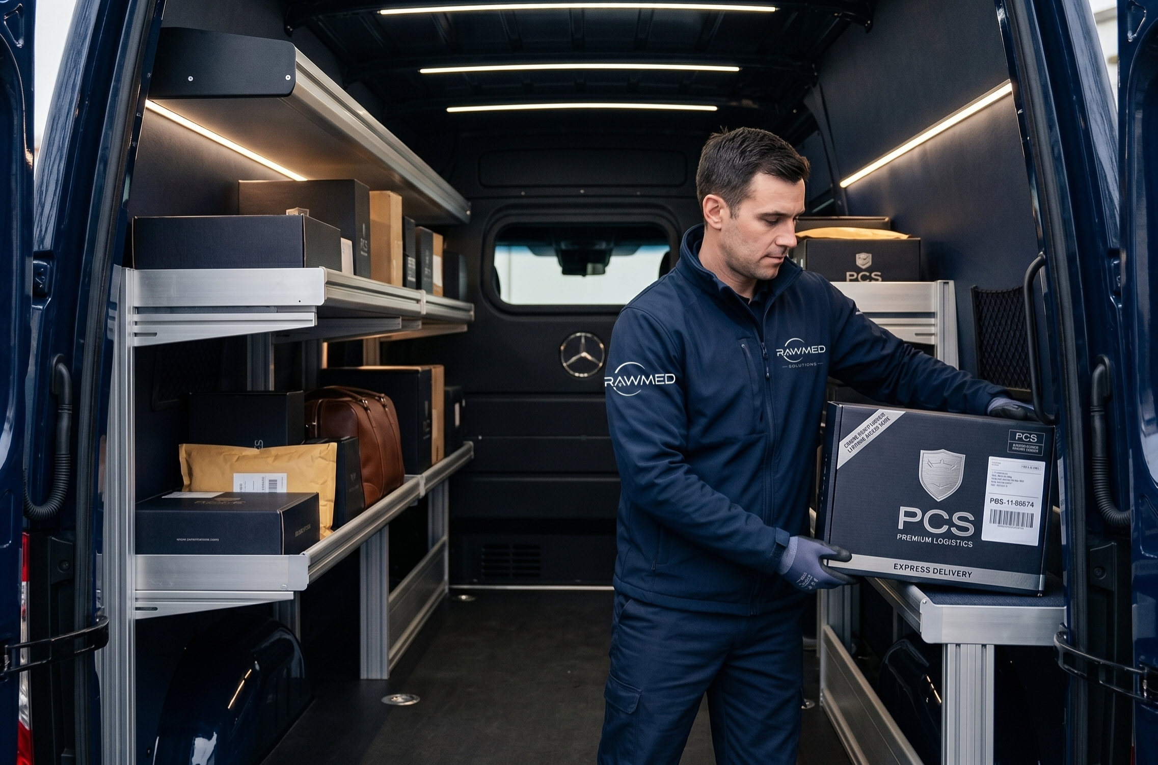 Real-time delivery tracking on laptop and mobile