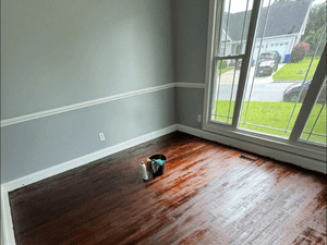 Hardwood refinish in Raleigh