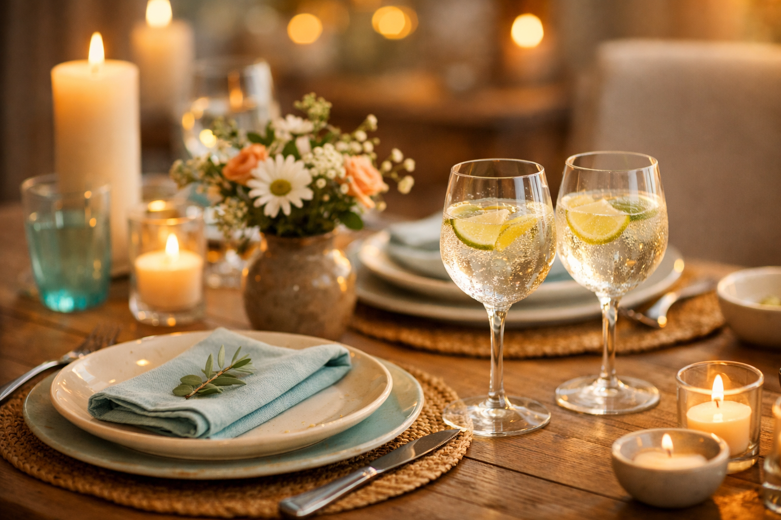 Hosting a dinner party 19 months AF