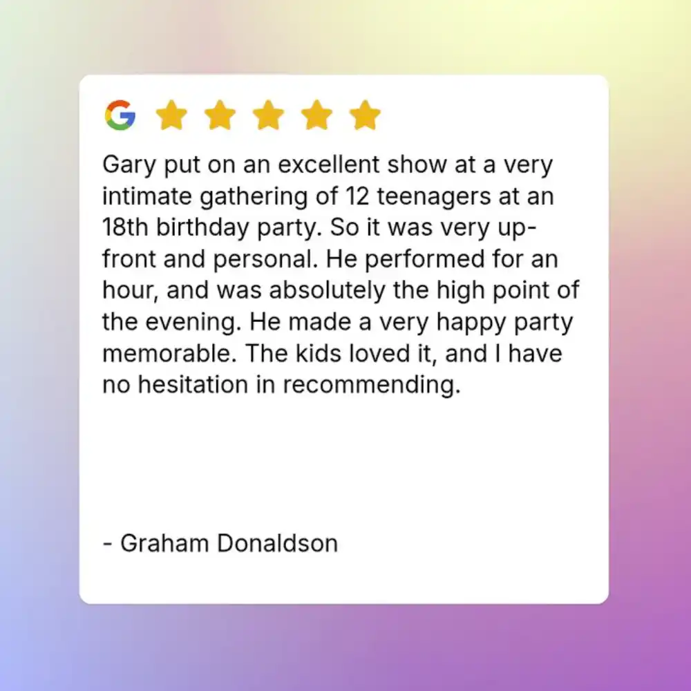 Hamlet branded 5-star review graphic 2