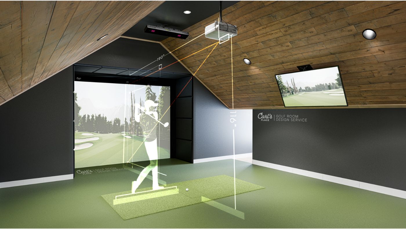 Custom Home Golf Simulator Design