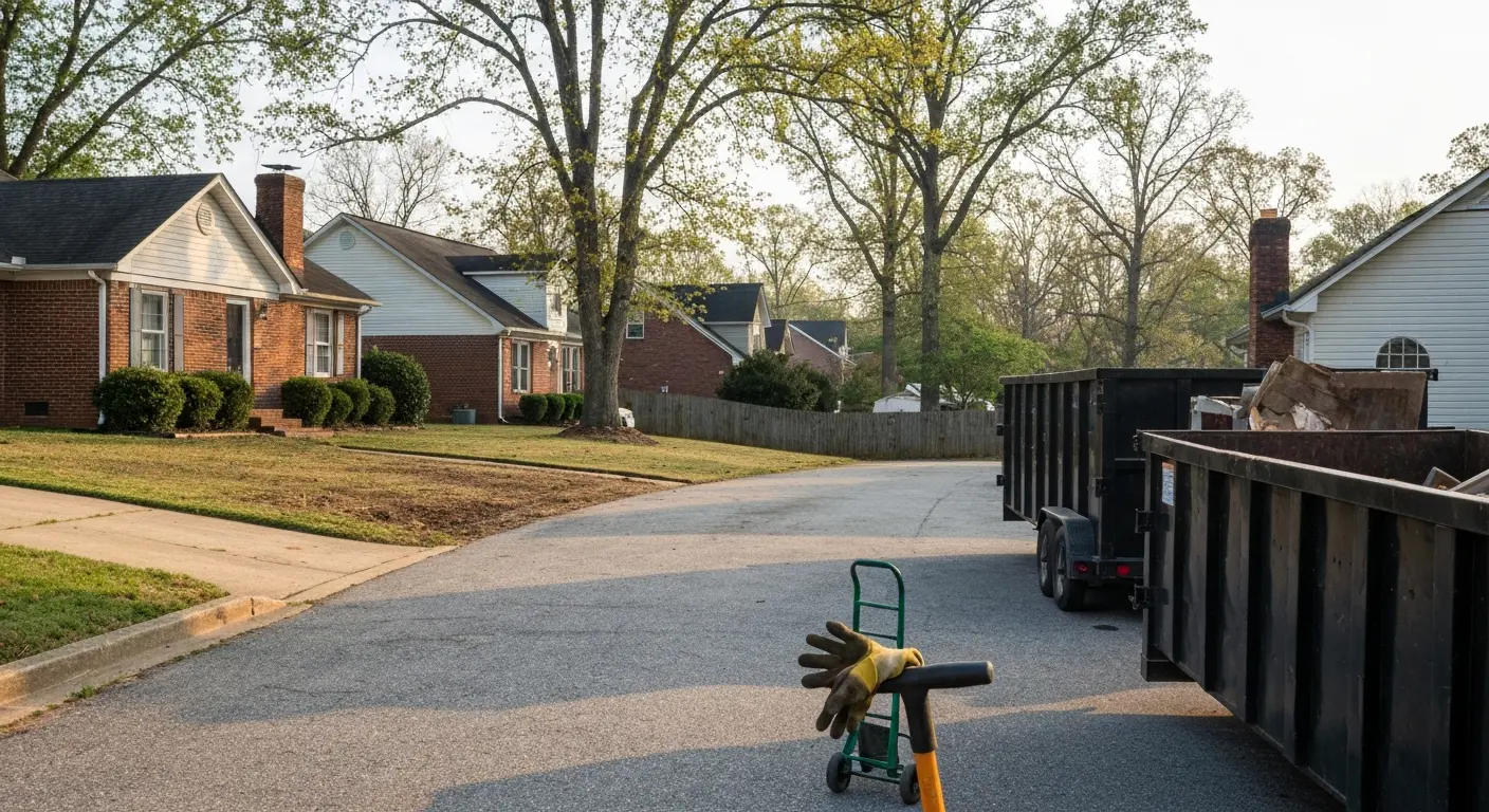 Junk removal in residential property