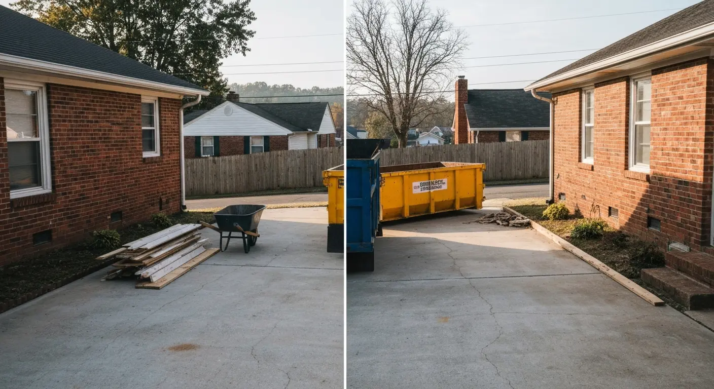 Construction debris removal