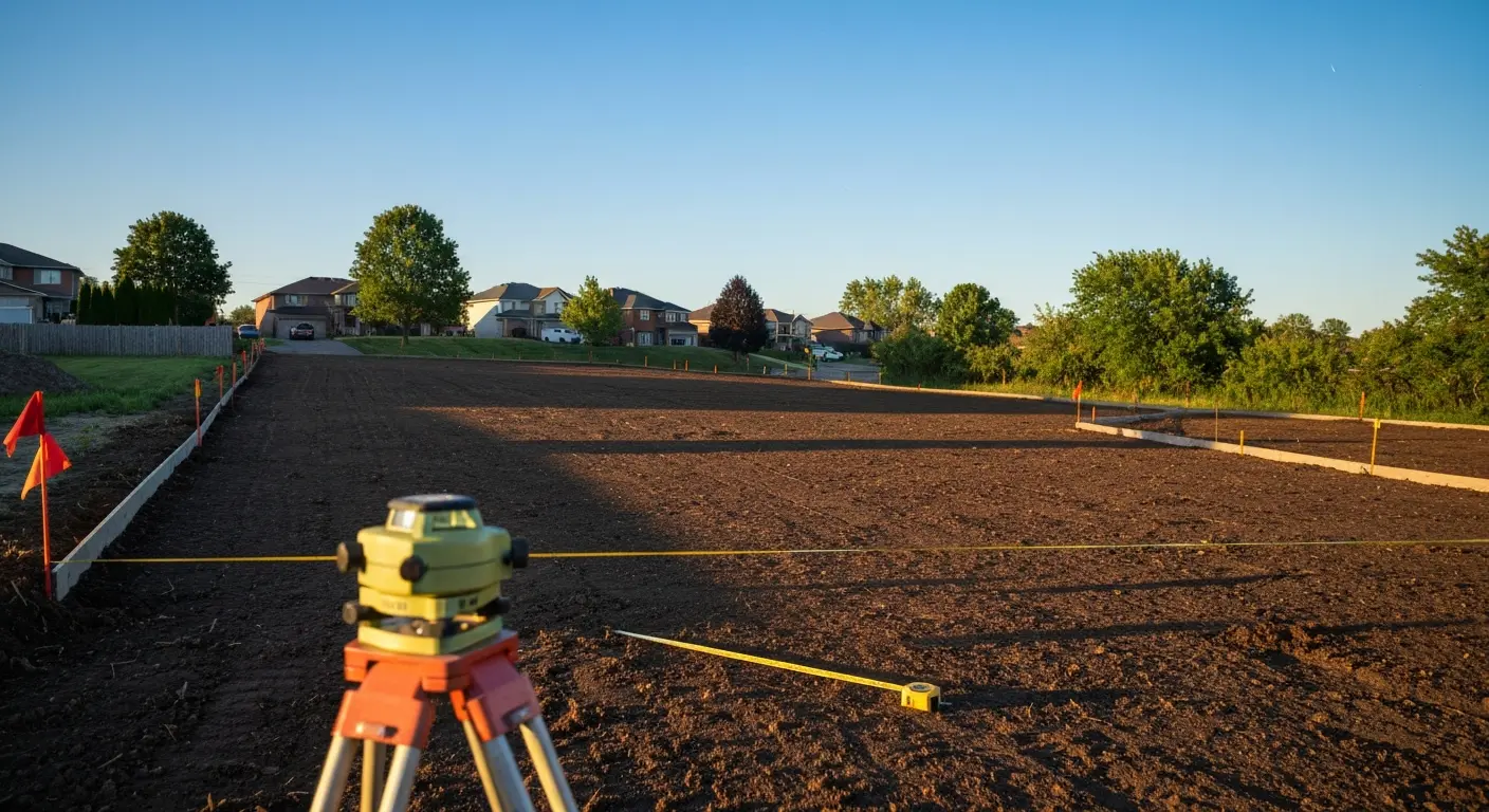 Lot clearing for residential development