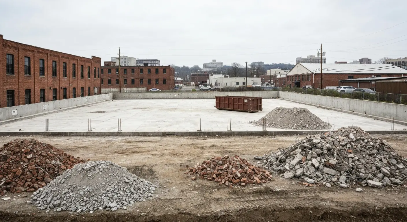 Demolition debris removal