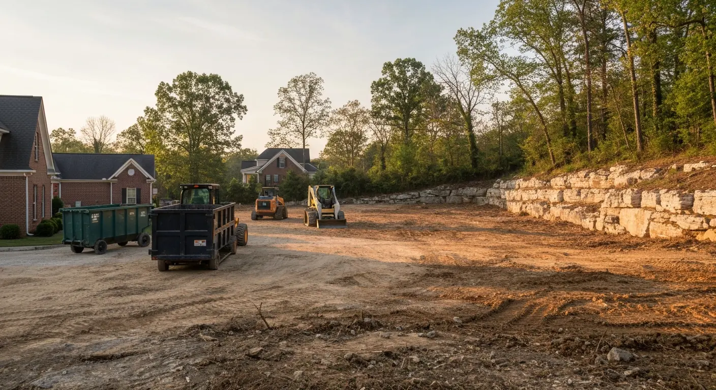 Construction debris removal near Loudon