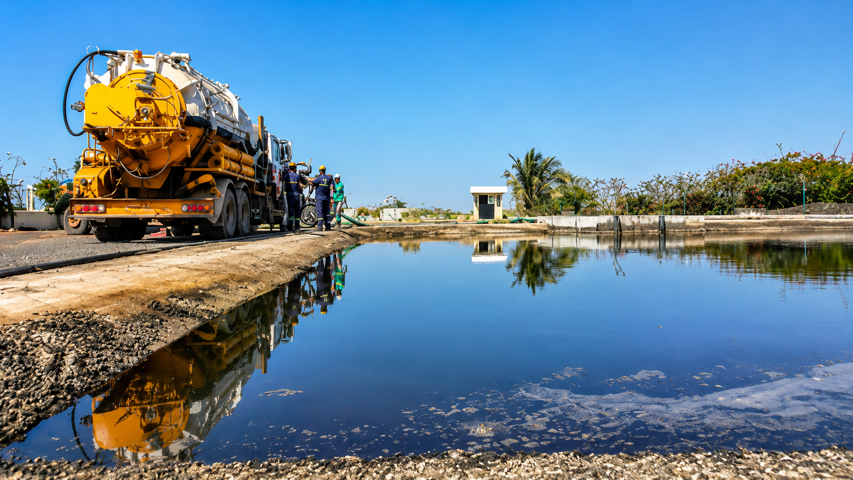 Retention Pond Drainage in Bridgeport