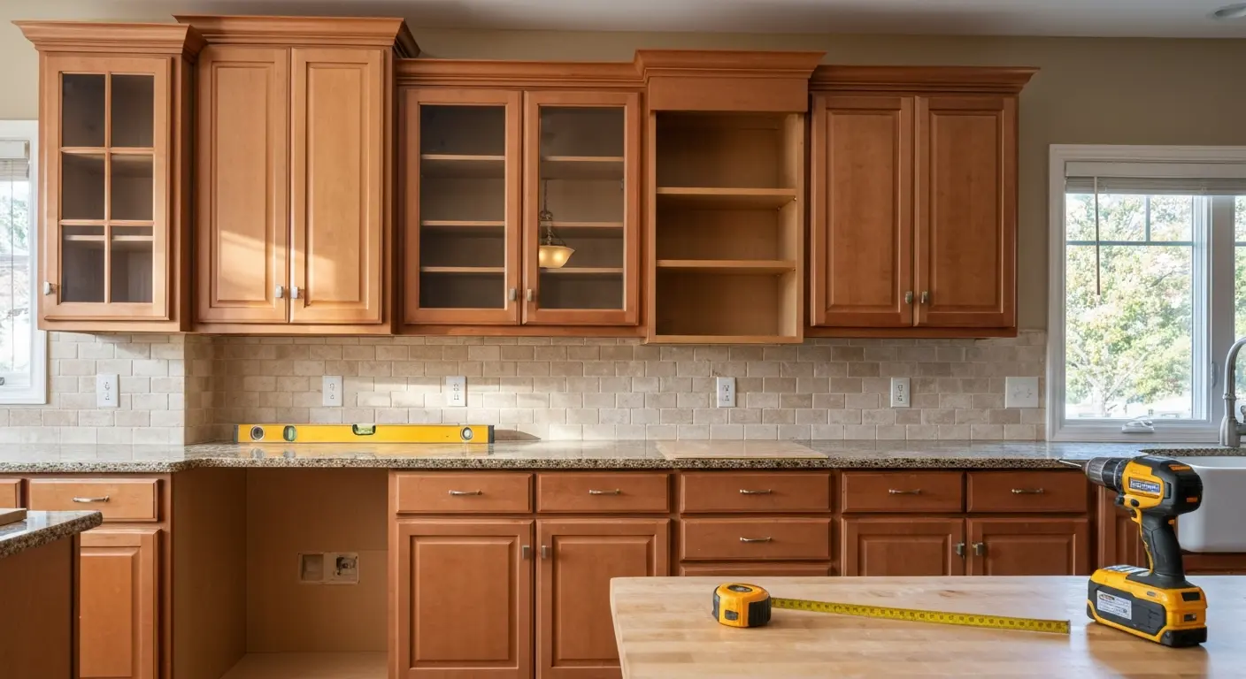 Kitchen cabinet installation