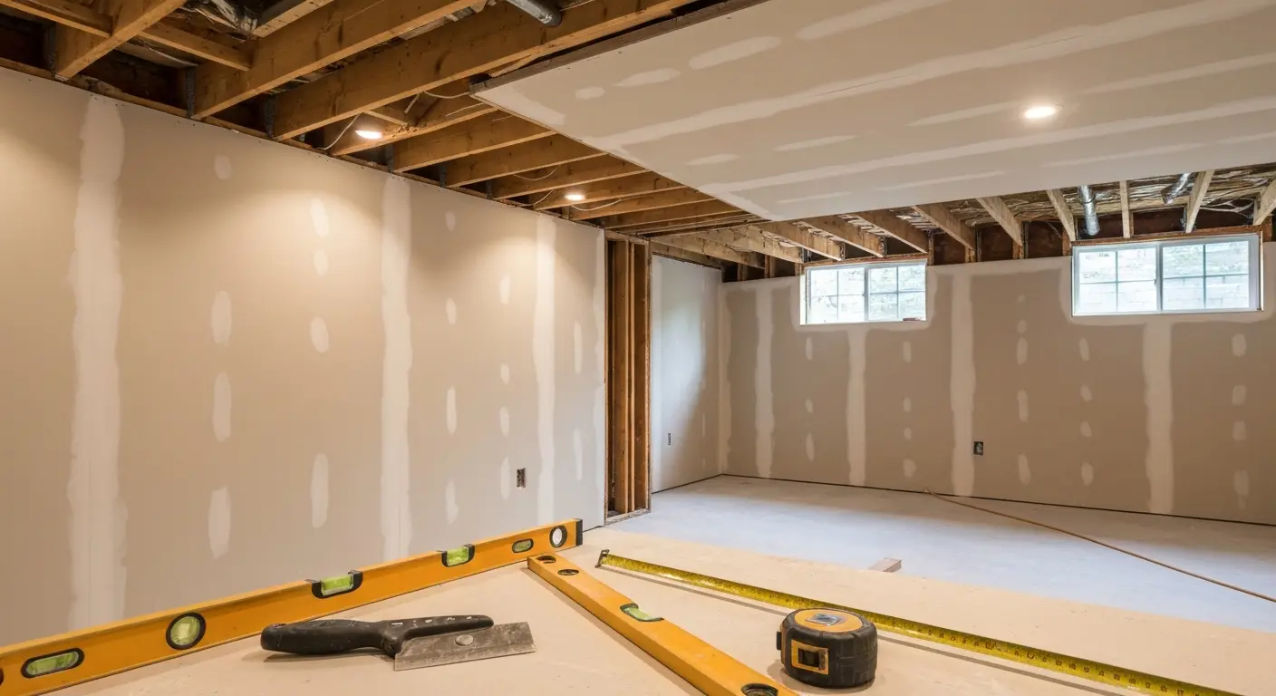 Basement finishing project