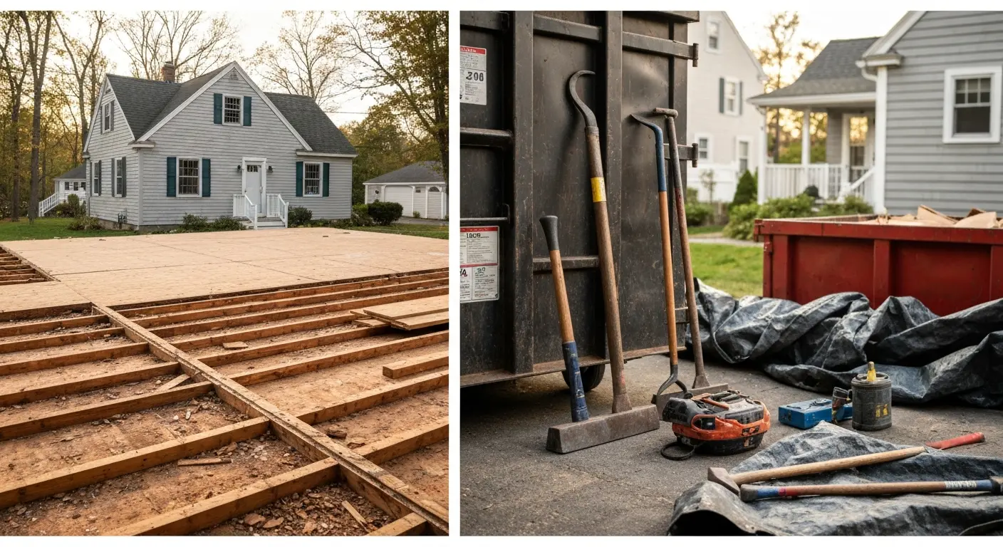 Construction debris removal