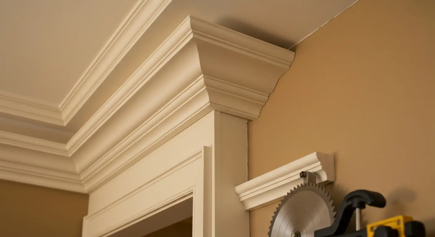 Crown molding installation