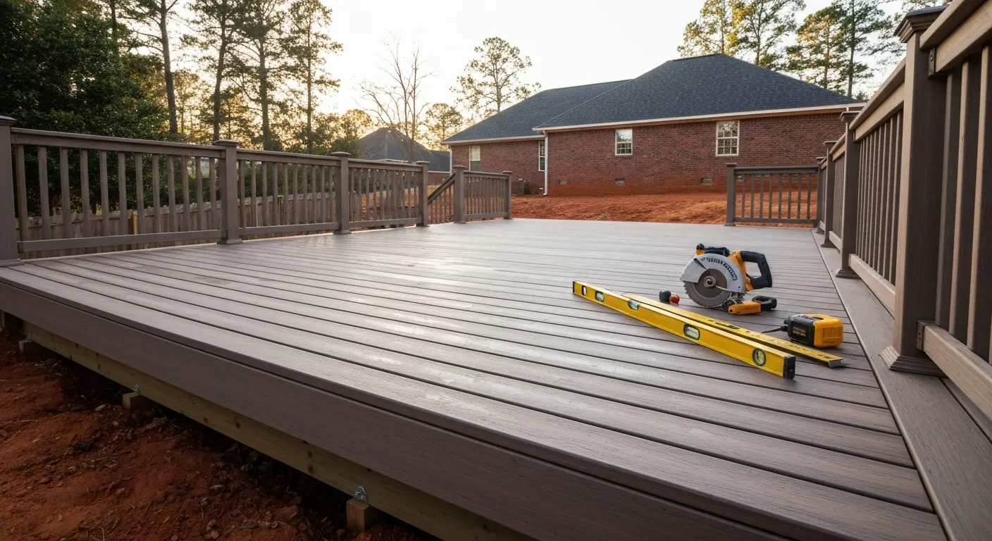 Deck construction project