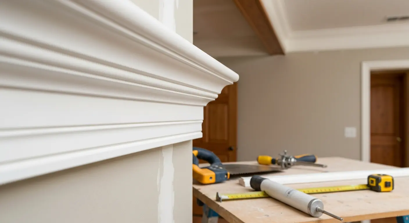 Crown molding installation