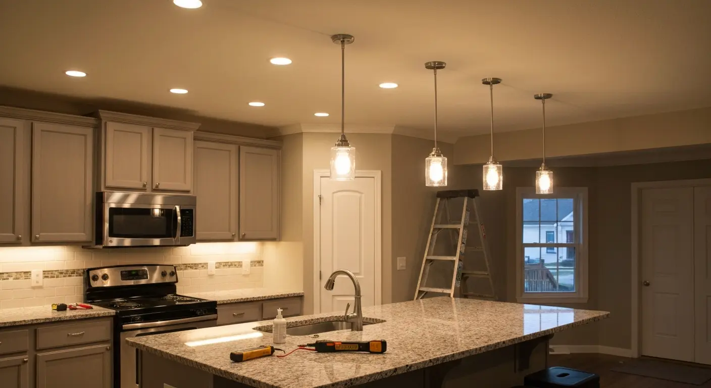 Kitchen lighting design