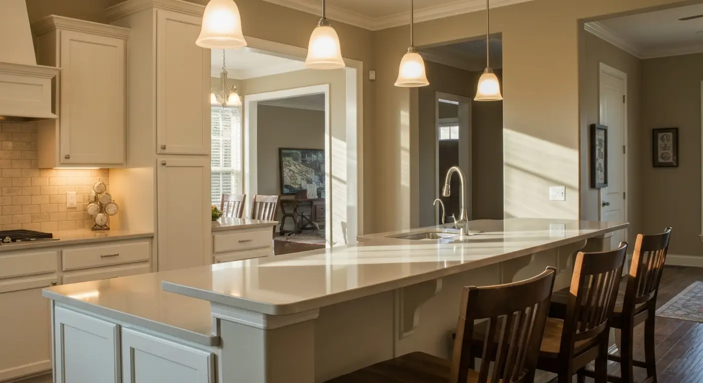 Kitchen island design and installation