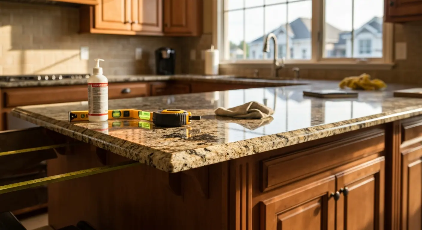Granite and quartz countertops