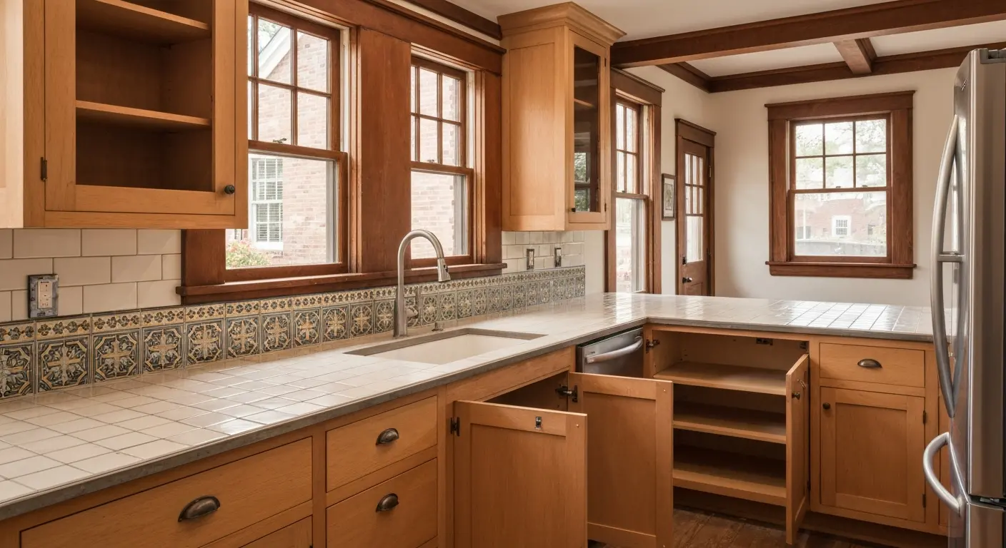 Historic Craftsman kitchen remodel