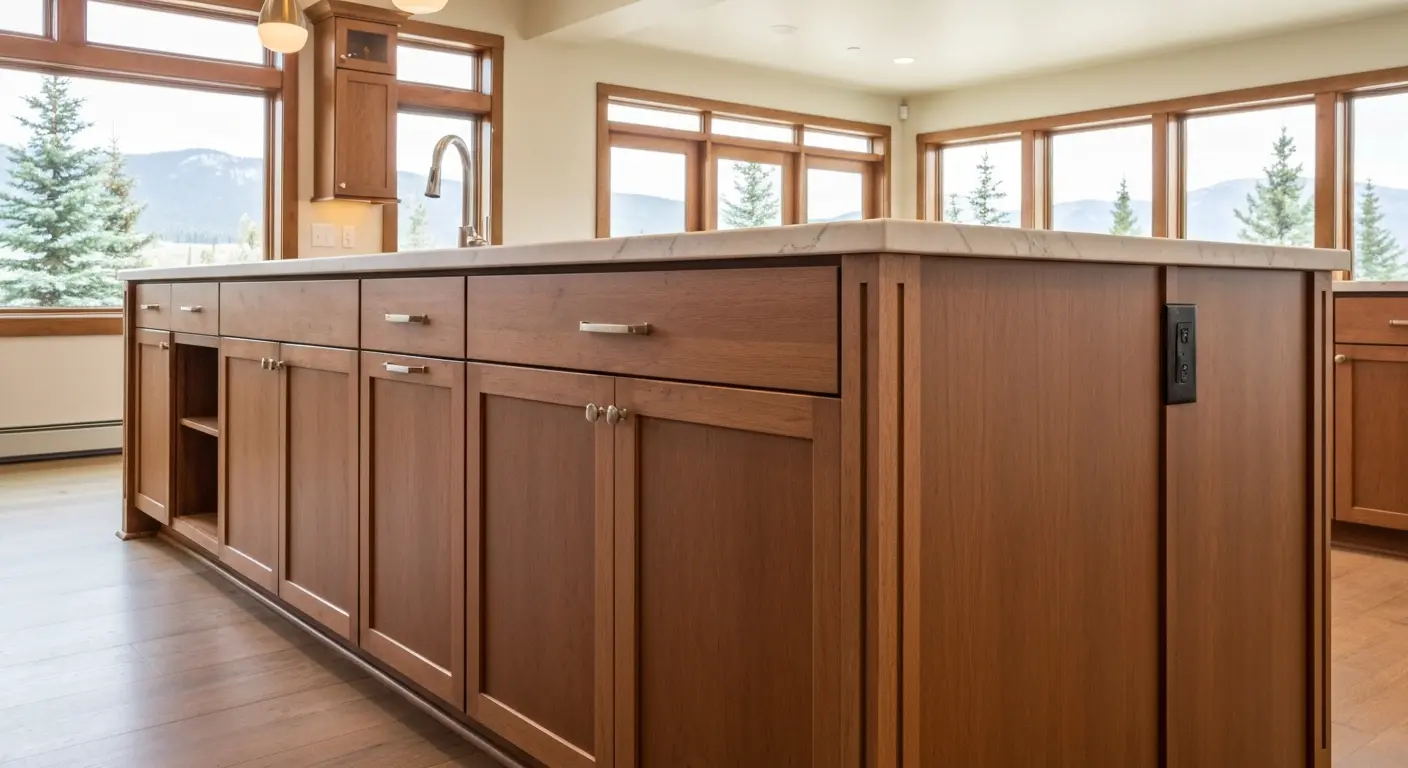 Kitchen island design and installation