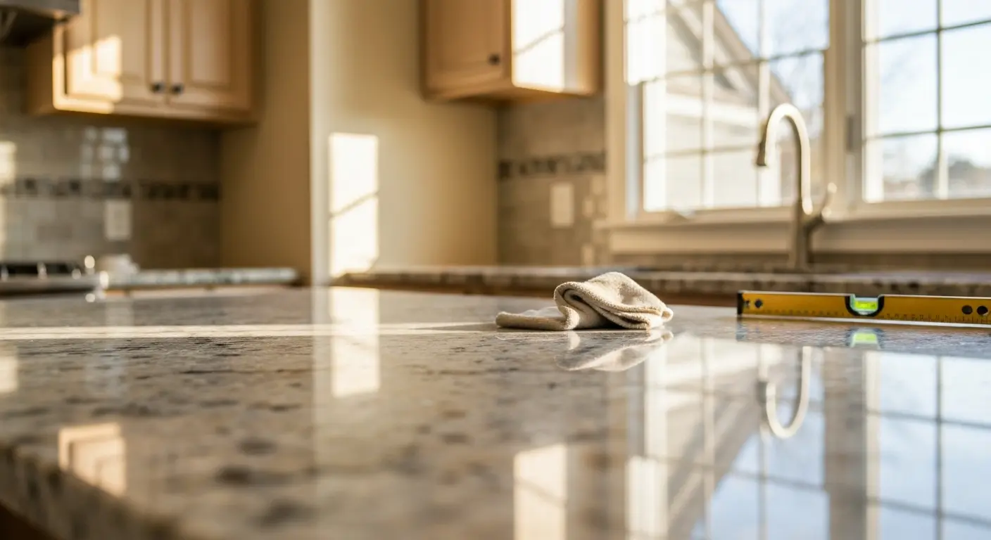 Granite and quartz countertop installation