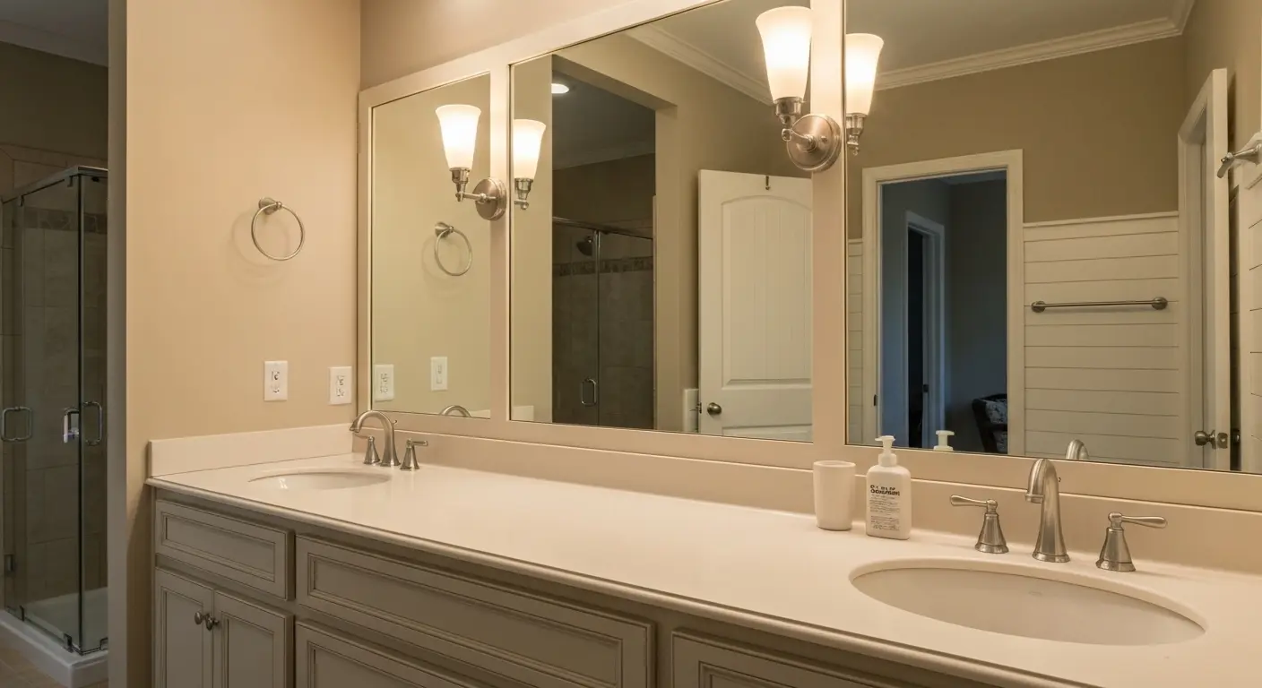 Vanity lighting installation