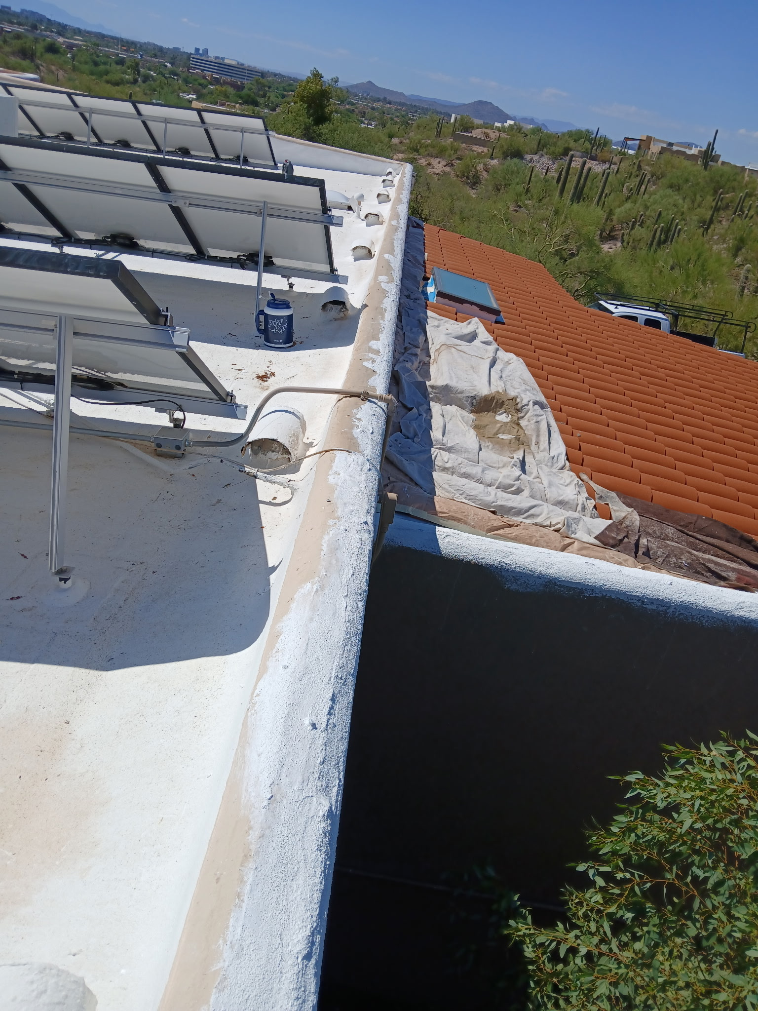 Stucco repair and repaint project for Arizona home