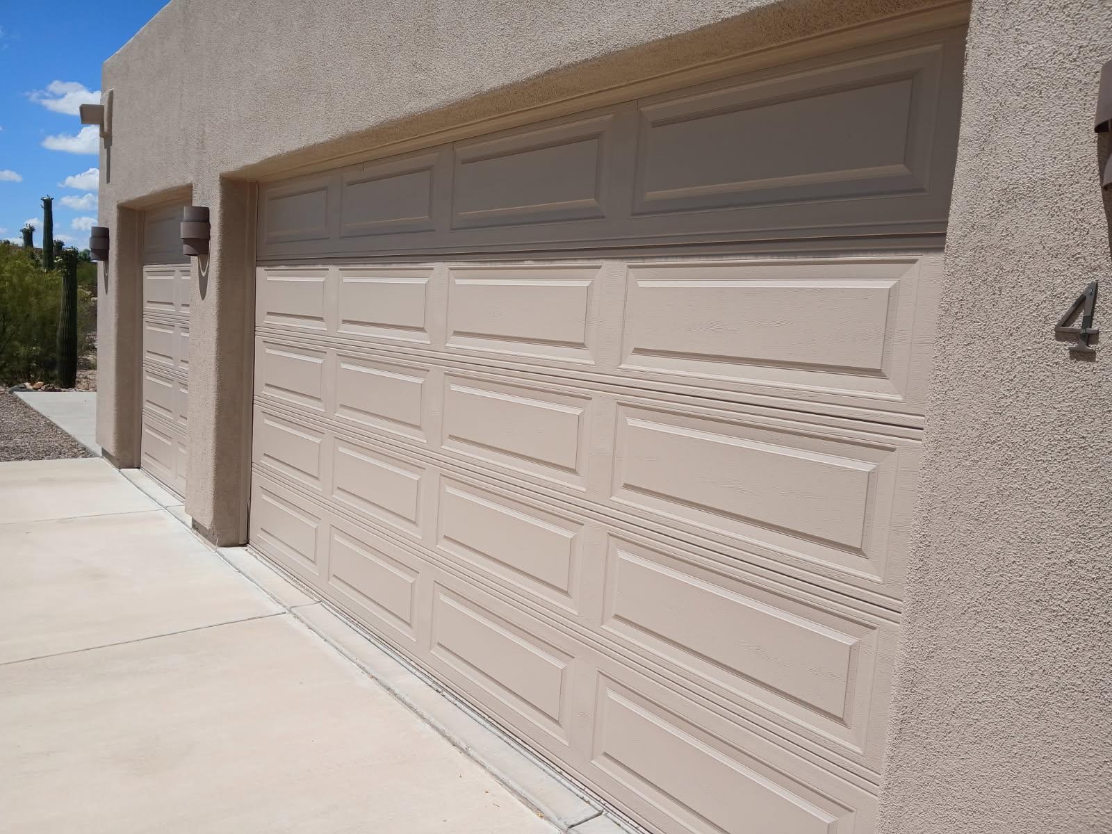 Luxury stucco exterior painting project with upgraded curb appeal