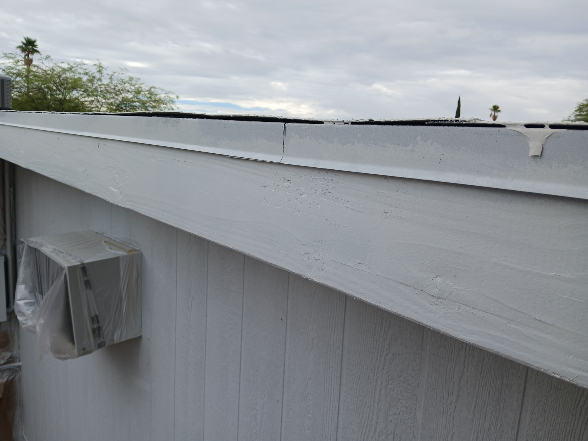 Exterior trim and fascia painting