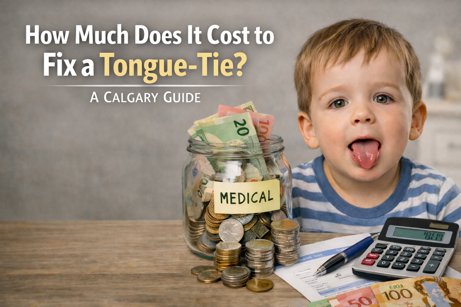 child has a tongue tie and parents consider cost of release