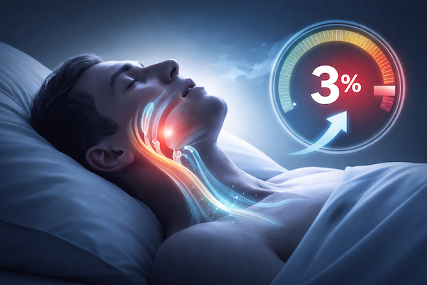 what is the the 3% rule for sleep apnea what is the the 3% rule for sleep apnea