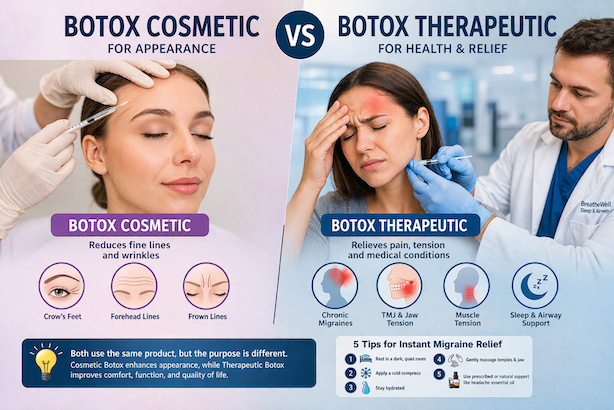 Botox cosmetic vs therapeutic comparison guide